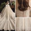 Bling Bling Champagne Wedding Dresses 2019 Ball Gown Off-The-Shoulder Short Sleeve Backless Glitter Sequins Tulle Cathedral Train Ruffle