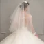 Luxury / Gorgeous Ivory See-through Wedding Dresses 2019 Ball Gown Scoop Neck 3/4 Sleeve Backless Beading Cathedral Train Cascading Ruffles