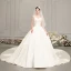 Enkel Satin Champagne Brudekjoler 2019 Prinsesse Fantastiske / Unike Kjæreste Uten Ermer Ryggløse Cathedral Train Buste