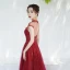 Luxe Bordeaux Transparentes Robe De Soirée 2019 Princesse Col Haut Sans Manches Paillettes Perlage Glitter Tulle Longue Volants Dos Nu Robe De Ceremonie