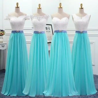Affordable Jade Green Chiffon Bridesmaid Dresses 2019 A Line Princess Pearl Sash Floor Length Long Ruffle Backless Wedding Party Dresses