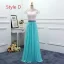 Affordable Jade Green Chiffon Bridesmaid Dresses 2019 A-Line / Princess Pearl Sash Floor-Length / Long Ruffle Backless Wedding Party Dresses