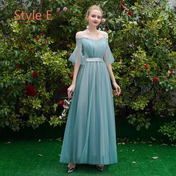 Elegant Jade Green Bridesmaid Dresses 2019 A-Line / Princess Sash Floor-Length / Long Ruffle Backless Wedding Party Dresses