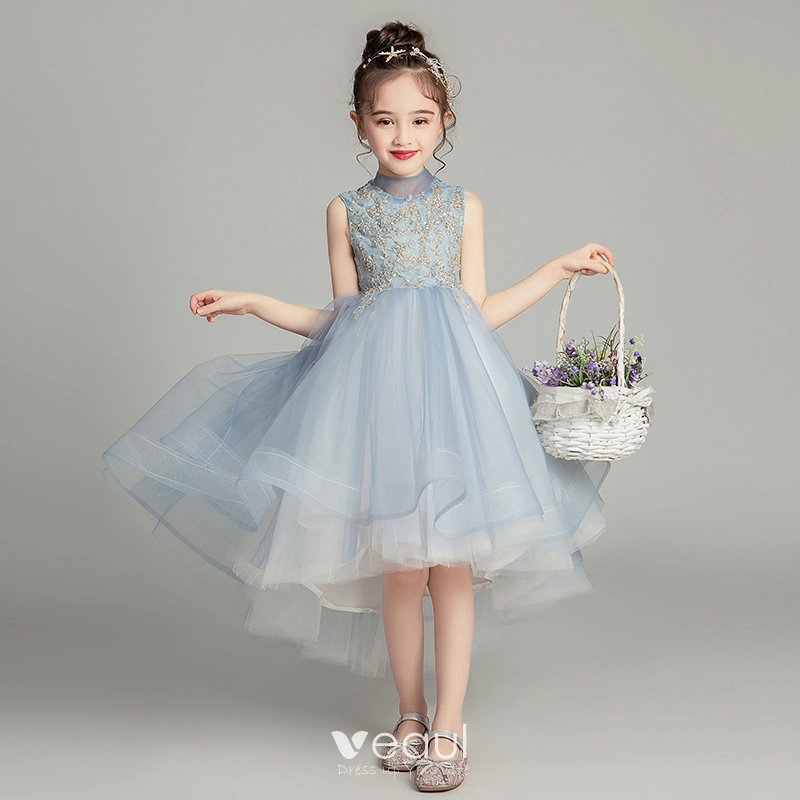 High neck flower girl dress clearance