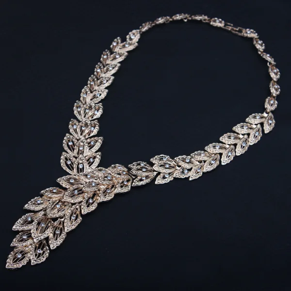 Exagéré Argenté Soirée Faux Diamant Colliers Boucles D'Oreilles Anneaux Bracelets 2023 Accessorize