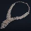 Exagéré Argenté Soirée Faux Diamant Colliers Boucles D'Oreilles Anneaux Bracelets 2023 Accessorize