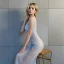 Sexy Transparentes Robe De Soirée 2019 Trompette / Sirène Col v profond Sans Manches Appliques En Dentelle Longueur Cheville Dos Nu Robe De Ceremonie