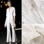 Luxury / Gorgeous White Jumpsuit 2019 V-Neck 1/2 Sleeves Pearl Tassel Ankle Length Evening Dresses