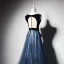 Élégant Bleu Marine Daim Robe De Soirée 2019 Princesse Transparentes Col v profond Sans Manches Ceinture Brodé Longue Volants Robe De Ceremonie