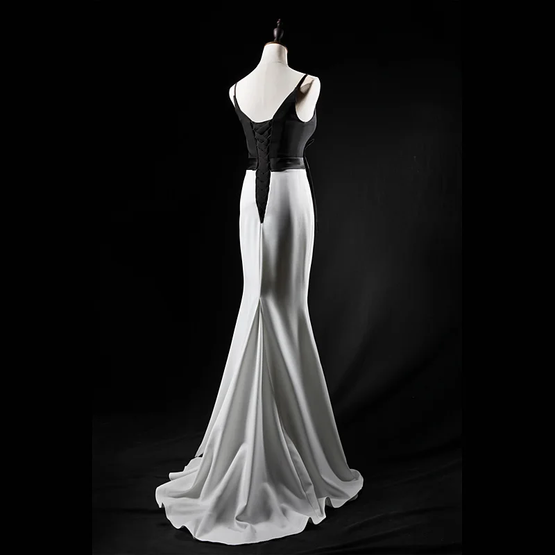 knee length dresses for ladies Sherri Hill Strapless Mermaid Ruffle Prom Dress 56949 main image 0