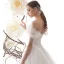 Elegant Ivory Wedding Dresses 2019 A-Line / Princess Off-The-Shoulder Short Sleeve Backless Glitter Tulle Court Train Ruffle