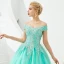 Chic / Beautiful Red Prom Dresses 2019 A-Line / Princess Off-The-Shoulder Short Sleeve Appliques Lace Backless Floor-Length / Long Formal Dresses