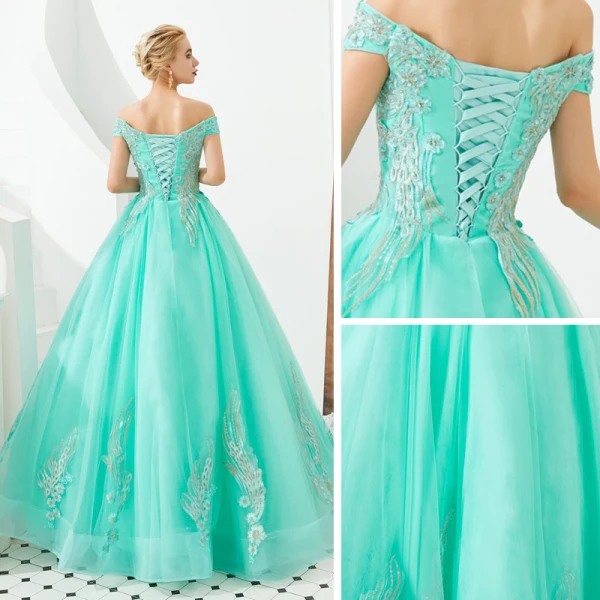 Chic / Beautiful Red Prom Dresses 2019 A-Line / Princess Off-The-Shoulder Short Sleeve Appliques Lace Backless Floor-Length / Long Formal Dresses