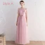 Affordable Blushing Pink Bridesmaid Dresses 2019 A-Line / Princess Sash Appliques Lace Floor-Length / Long Backless Ruffle Wedding Party Dresses