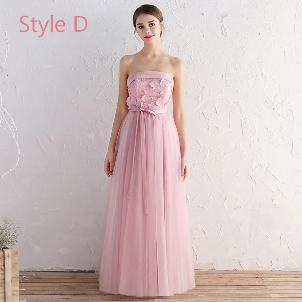 Affordable Blushing Pink Bridesmaid Dresses 2019 A-Line Princess Sash Appliques Lace Affordable Blushing Pink Bridesmaid Dresses 2019 A-Line Princess Sash Appliques Lace