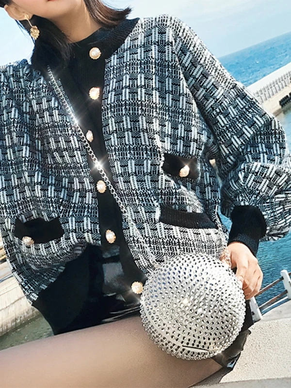 Moderne / Mode Argenté Perlage Faux Diamant Pochette 2019 Accessorize