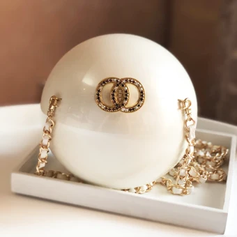 Chic Beautiful Ivory Acrylic Clutch Bags Pearl Accessories 2019