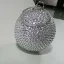Stylowe / Modne Srebrny Frezowanie Rhinestone Akcesoria Kopertówki 2019