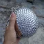 Stylowe / Modne Srebrny Frezowanie Rhinestone Akcesoria Kopertówki 2019