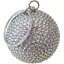 Stylowe / Modne Srebrny Frezowanie Rhinestone Akcesoria Kopertówki 2019