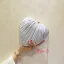 Chic / Beautiful Champagne Heart-shaped Clutch Bags Ruffle Fabric 2019 Accessories