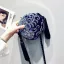 Traditional Navy Blue Lace Flower Sequins Velour Clutch Bags 2019 Tassel Accessories