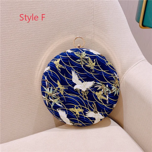Amazing / Unique Sky Blue Printing Clutch Bags 2019 Accessories