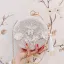 Chic / Beautiful Beige Clutch Bags 2019 3D Lace Pearl Tassel Accessories