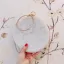 Chic / Beautiful Beige Clutch Bags 2019 3D Lace Pearl Tassel Accessories