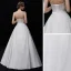 Simple Ivoire Satin Robe De Mariée 2019 Princesse Unique Bustier Sans Manches Dos Nu Longue Volants