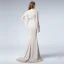 Luxe Noire Robe De Soirée 2019 Trompette / Sirène Encolure Carrée Manches Longues Perlage Train De Balayage Volants Robe De Ceremonie