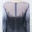 Luxury / Gorgeous Gold See-through Evening Dresses  2019 Trumpet / Mermaid Scoop Neck 3/4 Sleeve Beading Tassel Floor-Length / Long Formal Dresses