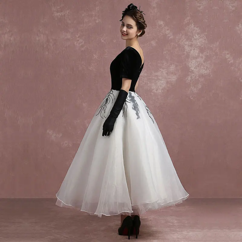 princess polly baby blue dress Black Wedding Dress Plus Size Lace Long Sleeve Ball Gown main image 0