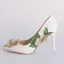 Fashion Beige Embroidered Prom Pumps High Heels 2025 9 cm Stiletto Heels Pointed Toe Pumps