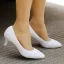 Élégant Blanche Perle Chaussure De Mariée 2023 5 cm Talons Aiguilles À Bout Pointu Mariage Escarpins Talons Hauts