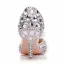Cendrillon Argenté Cristal Chaussure De Mariée 2023 7 cm Mariage Talons Aiguilles À Bout Pointu Chaussure De Mariée Talons Hauts