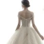 Meilleur Champagne Robe De Mariée 2019 Robe Boule De l'épaule Manches Courtes Dos Nu Glitter Tulle Cathedral Train Volants