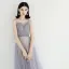 Elegante Himmelblau Pearl Rosa Abendkleider 2019 A Linie Spaghettiträger Ärmellos Pailletten Perlenstickerei Lange Rüschen Rückenfreies Festliche Kleider