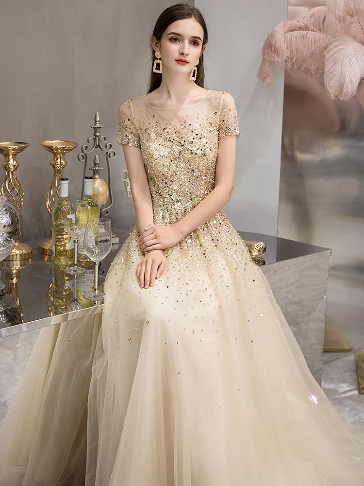 green emerald velvet dress Yellow Short Homecoming Dress Tulle Short Prom Dresses Princess Gowns –  SELINADRESS main image 1