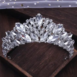 Luxe Argenté Faux Diamant Tiare Mariage Accessorize 2019 Accessoire Cheveux Mariage