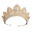 Chic / Belle Doré Faux Diamant Tiare Accessorize 2019 Accessoire Cheveux Mariage
