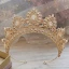 Luxury / Gorgeous Gold Tiara Earrings Wedding Veils Bridal Jewelry 2019 Metal Pearl Rhinestone Wedding Accessories
