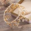 Piękne Gwiazda Rhinestone Złote Tiara 2019 Ozdoby Do Włosów Ślubne Metal Frezowanie Kryształ Perła Akcesoria