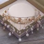 Chic / Beautiful Gold Tiara Earrings Necklace Bridal Jewelry 2019 Metal Crystal Pearl Rhinestone Wedding Accessories