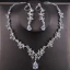 Fine Gull Tiara Halskjede Øredobber Brudesmykker 2019 Metall Beading Krystall Rhinestone Bryllup Tilbehør
