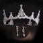 Fine Gull Tiara Halskjede Øredobber Brudesmykker 2019 Metall Beading Krystall Rhinestone Bryllup Tilbehør