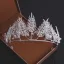 Najpiękniejsze / Ekskluzywne Srebrny Rhinestone Kryształ Tiara 2019 Metal Ozdoby Do Włosów Ślubne