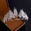 Najpiękniejsze / Ekskluzywne Srebrny Rhinestone Kryształ Tiara 2019 Metal Ozdoby Do Włosów Ślubne