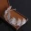 Najpiękniejsze / Ekskluzywne Srebrny Rhinestone Kryształ Tiara 2019 Metal Ozdoby Do Włosów Ślubne