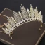Abordable Doré Tiare Accessoire Cheveux Mariage 2019 Métal Perlage Cristal Perle Faux Diamant Mariage Accessorize